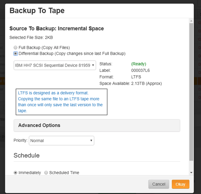 How to perform Differential Backups